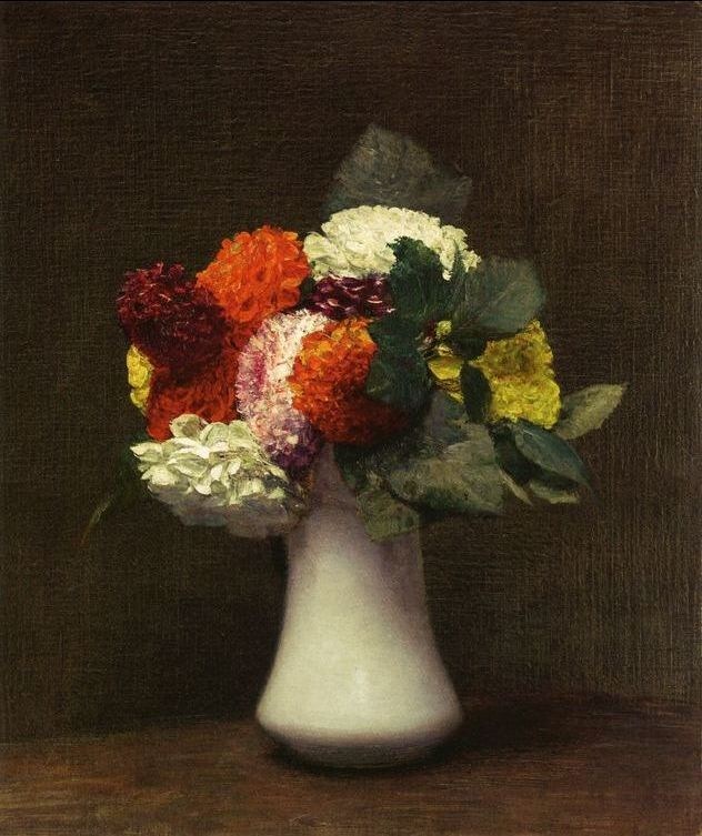 Henri Fantin-Latour Dahlias I